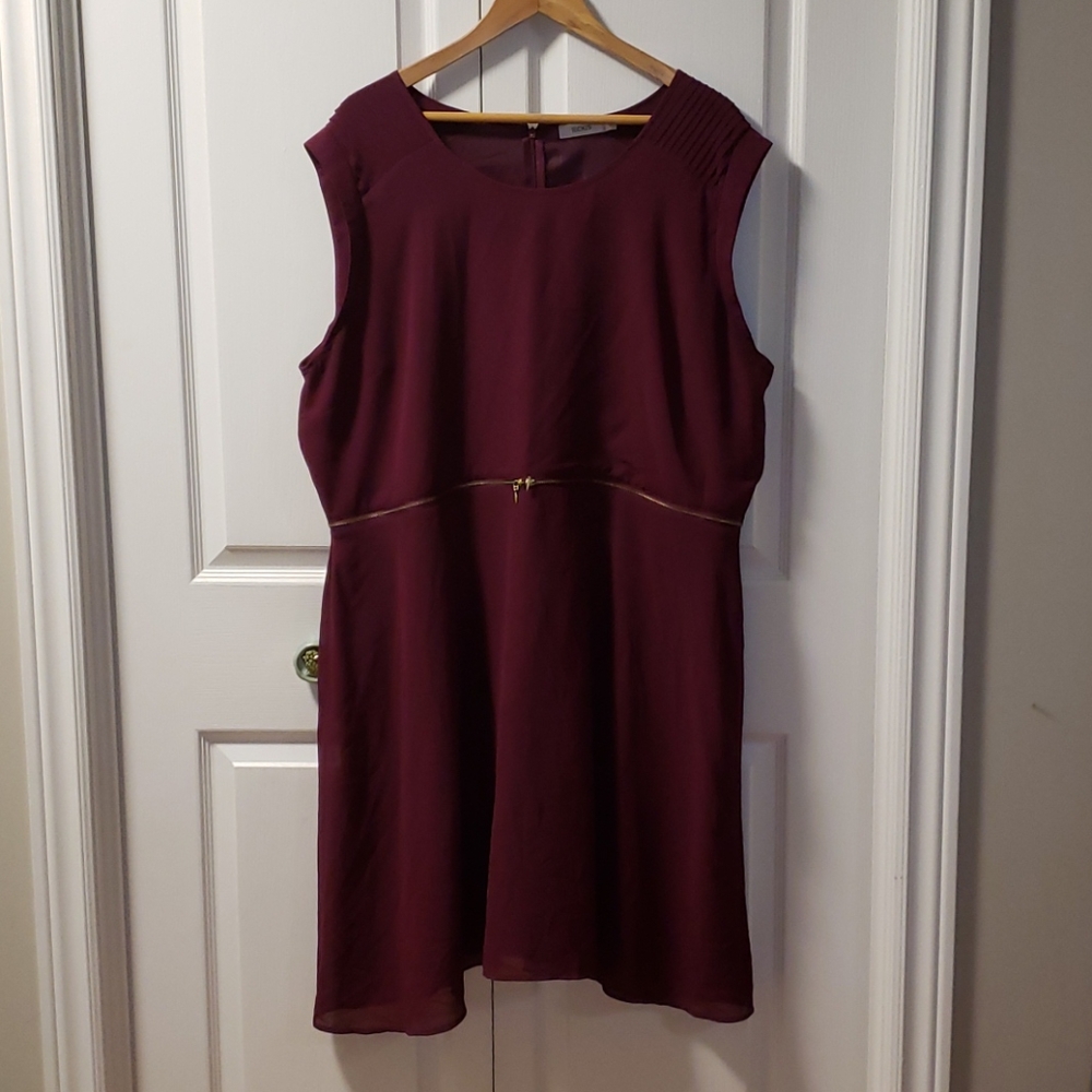 2/$15🦇 wine coloured dress